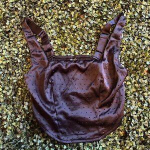 Wild Fable Black Smocked Top